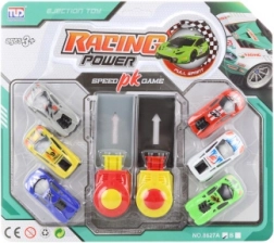 Set di auto sportive con lanciatore