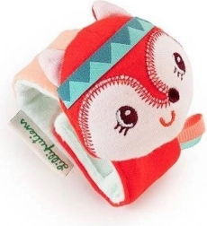 LILLIPUTIENS sonaglino da polso volpe Alice, frusciante e tessile per neonati