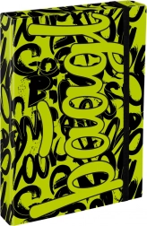 Baagl cartellina per quaderni scolastici A4 Jumbo – Lime