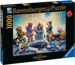 Puzzle Ravensburger Pesca sul ghiaccio 1000 pezzi