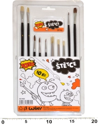 Set di pennelli per pittura - 10 pezzi