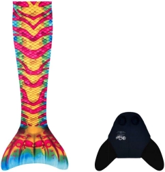 Costume da sirena Coral per bambini con monopinna