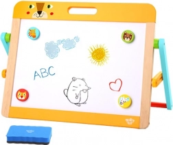 Lavagna magnetica e gessetto per bambini 2 in 1 Tooky Toy