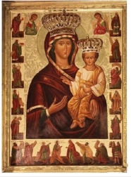 Pittura diamantata Madonna dei Bieszczady 30 × 40 cm