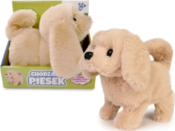 Cagnolino di peluche che cammina 15 cm