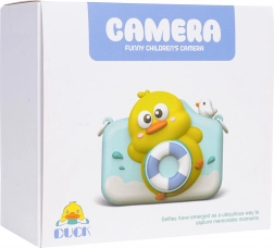 Fotocamera per bambini a forma di paperella con giochi e video 1080p