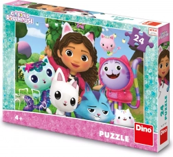 Puzzle Gabby's Dollhouse in giardino 24 pezzi