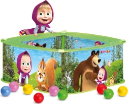 Bino Piscina con palline Masha e Orso