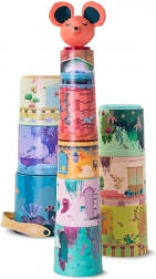 Piramide di bicchieri - Castello magico