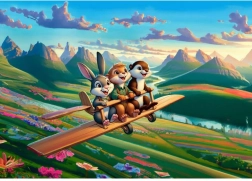 Puzzle Piloti Coraggiosi 100 pezzi