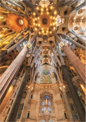 Puzzle EDUCA Sagrada Familia – interni, Barcellona (Spagna), 1000 pezzi