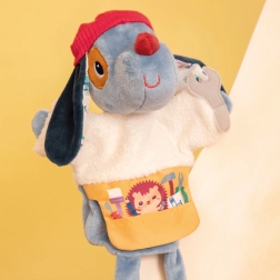 Burattino da mano cane Jules di Lilliputiens