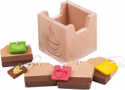 Bustine da tè in legno BIGJIGS TOYS per cucinetta dei bambini