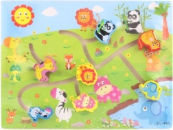 Labirinto in legno con animaletti