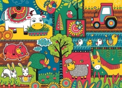 Puzzle Una giornata in fattoria 60 pezzi