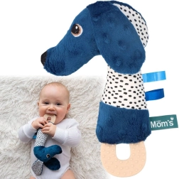 Jamiś peluche sonoro con massaggiagengive e orecchie fruscianti MOMS