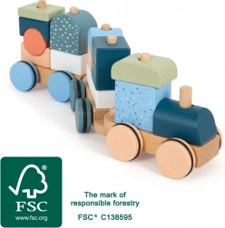 Treno impilabile in legno Arctic small foot