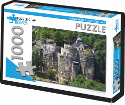 Puzzle Turistico Castello di Roccia Sloup in Boemia 1000 pezzi