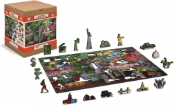 puzzle in legno bifacciale fioraio 2in1, 400 pezzi – WOODEN CITY