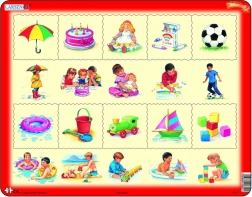 Puzzle LARSEN: Cosa va con cosa? 10 pezzi