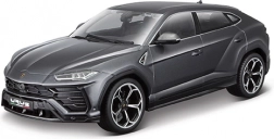 Bburago Lamborghini Urus modello in metallo 1:18 Plus, grigio metallizzato