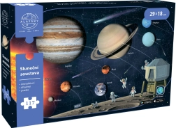 Puzzle interattivo in legno Sistema Solare A4