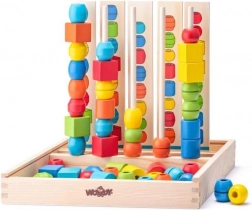 Perle di legno su aste – set per esercitare le sequenze