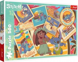 Puzzle Lilo & Stitch: Timbri 500 pezzi