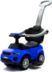 Bicicletta senza pedali per bambini con asta di guida 3 in 1 BABY MIX blu
