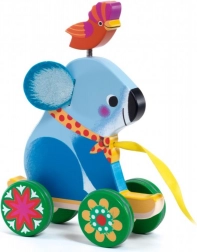 Giocattolo da trainare per bambini Koala blu di Djeco