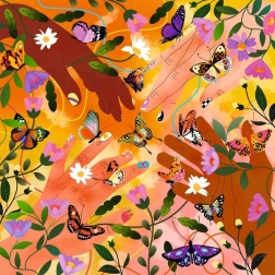 Puzzle quadrato Art & Soul: Festival dei fiori