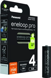 Batterie ricaricabili ENELOOP Pro AA 2500 mAh, set da 4 pezzi