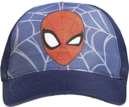 Cappellino con visiera Spider-Man per bambini, blu, 52 cm