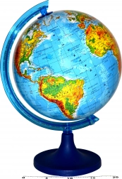 Globo geografico 25 cm