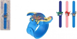 Orologio per bambini autoavvolgente con dinosauro e cinturino in silicone