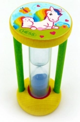 Clessidra per misurare il tempo di spazzolamento dei denti Unicorno