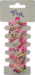 Elastici con unicorni 6 pz