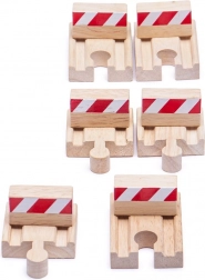 Set di respingenti in legno Bigjigs Rail