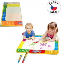 Magica pittura ad acqua con lettere e numeri