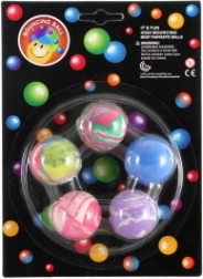Palline rimbalzanti marezzate – set di 5 pezzi