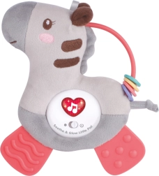 Zebra di peluche con luci e suoni