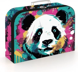 Valigetta per bambini in laminato Panda 34 cm