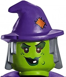 Maschera Lego strega per bambini 4+
