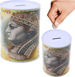 Salvadanaio in metallo banconota 200 PLN 16×12 cm