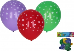 Palloncini gonfiabili con stampa di stelle - set di 5 pezzi