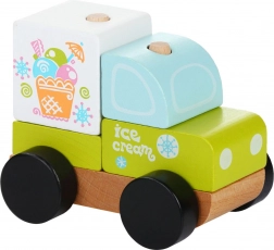 Carretto dei gelati - puzzle di legno per bambini