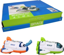 Razzo spaziale con porte apribili a inerzia