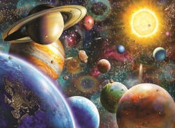 Puzzle con tema planetario 1000 pezzi