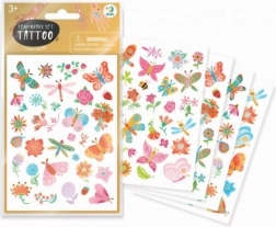 Set di tatuaggi Farfalle e Fiori