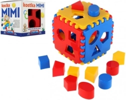 Cubo a incastri per bambini in plastica 13 × 13 × 13 cm